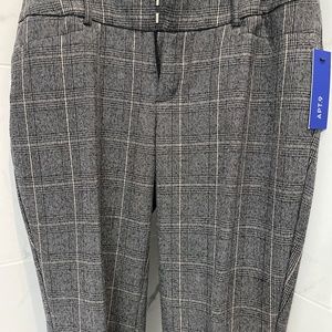Apt. 9 Women's Boot Cut Plaid Pants NWT